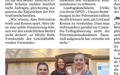 Gmünder Tagespost berichtet über Besuche von Tim Bückner und Ulrike v. Streit